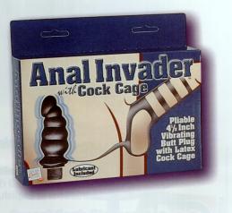 picture of Anal Invader with Cock Cage copyright © Adam & Eve. Used by permission.