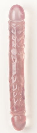 picture of Pink Jelly Double dildo 12 inch courtesy of SexToySex.com