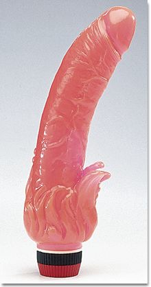 picture of Cum and Get It Pink Jelly Vibe copyright © Adam & Eve. Used by permission.