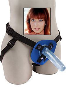 Kylie Ireland’s Ocean Blue Universal Strap-on Harness Kit copyright © Discrete On-Line Used by permission.