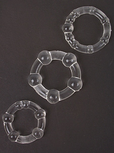 picture of the Silicone Island Rings Clear copyright © Discreet Online Shopping. Used by permission.
