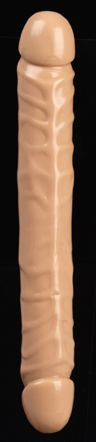 picture of Veined Double Header Beige - 12 inch courtesy of SexToySex.com