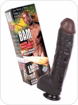 picture of Bam’s Realistic Cock Dildo copyright © Convergence Inc. Used by permission.