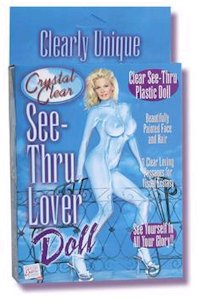 Crystal Clear See-Thru Lover Doll copyright © 69 Adult Toys Used by permission.