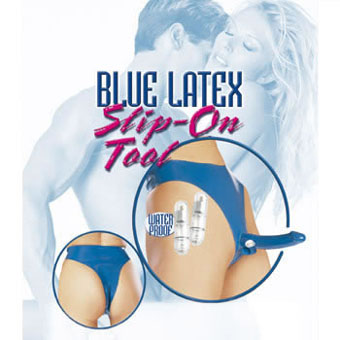 Blue Latex Slip-On Tool copyright © Adam & Eve. Used by permission.