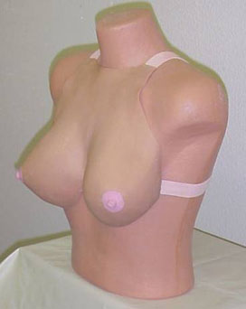 picture of Latex Rubber and Foam Filled Breast Top copyright © Design Hers. Used by permission.