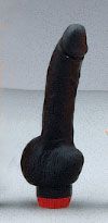 picture of Black Beauty Vibrator Dildo copyright © Adam & Eve. Used by permission.